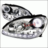 Mercedes-Benz S Class Spec-D Projector Headlights - Chrome - LHP-BW22000-V2-APC