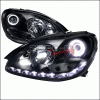 Mercedes-Benz S Class Spec-D Projector Headlights - Black - LHP-BW22000JM-V2-APC