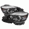 Mercedes-Benz C Class Xtune OE Style Projector Headlights - Black - PRO-JH-MBW20408-AFS-BK