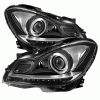 Mercedes-Benz C Class Xtune OE Style Projector Headlights - Chrome - PRO-JH-MBW20412-NA-C