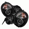 Mercedes-Benz E Class Spyder LED Halo Projector Headlights - Black - High H1 - Low H7 - PRO-YD-MBW21095-HL-BK