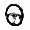 Universal Spec-D Battle Steering Wheel - 320mm - Black - SW-94117G-BK-RS
