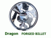 Hot Rod Deluxe Dragon 64 Full Wrap Billet Steering Wheel - SW-DRAGON64-X