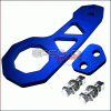 Universal Spec-D 8001 Style Front Tow Hook - Blue - TOW-8003BL