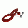 Universal Spec-D Rear Tow Hook - Red - TOW-9003RD