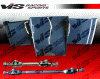 Universal VIS Racing DTM Carbon Fiber Type 6 Rear Splitter with Stainless Steel Rods - XX-SPT6-012C
