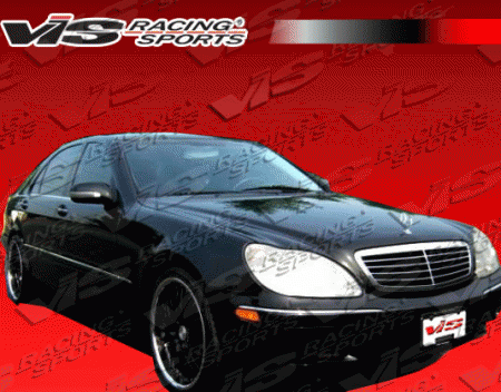 Mercedes  Mercedes-Benz S Class VIS Racing OEM Black Carbon Fiber Hood - 00MEW2204DOE-010C