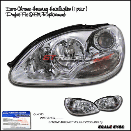 Mercedes  Euro Chrome Pro Headlights