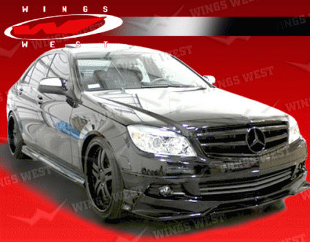 Mercedes  Mercedes-Benz C Class VIS Racing JPC Full Body Kit - Polyurethane - 08MEW2044DJPC-099P