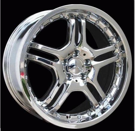 Mercedes  19 inch X3 Chrome - 4 wheel set