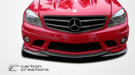 Mercedes  Mercedes-Benz C Class Carbon Creations L-Sport Front Under Spoiler Air Dam Lip Splitter - 1 Piece - 107154