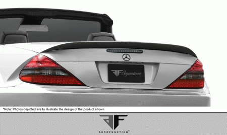 Mercedes  Mercedes-Benz SL Aero Function AF-Signature 1 Series Wide Body Conversion Trunk Spoiler - CFP - 1 Piece - 108029