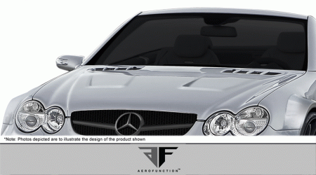 Mercedes  Mercedes-Benz SL Aero Function AF-Signature 1 Series Wide Body Conversion Hood - GFK - 1 Piece - 108042