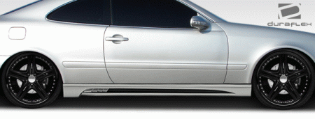 Mercedes  Mercedes-Benz CLK Duraflex W-1 Side Skirts Rocker Panels - 2 Piece - 108049