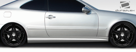 Mercedes  Mercedes-Benz CLK Duraflex C63 Look Side Skirts Rocker Panels - 2 Piece - 108055