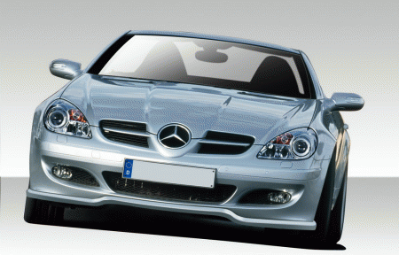 Mercedes  Mercedes-Benz SLK Duraflex L-Sport Front Lip Under Spoiler Air Dam - 1 Piece - 108698
