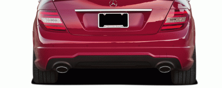 Mercedes  Mercedes-Benz C Class Vaero C63 V2 Look Rear Bumper Cover - 2 Piece - 112043