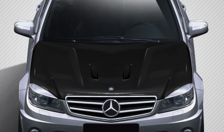 Mercedes  Mercedes-Benz C Class Carbon Creations Black Series Look Hood - 1 Piece - 112324
