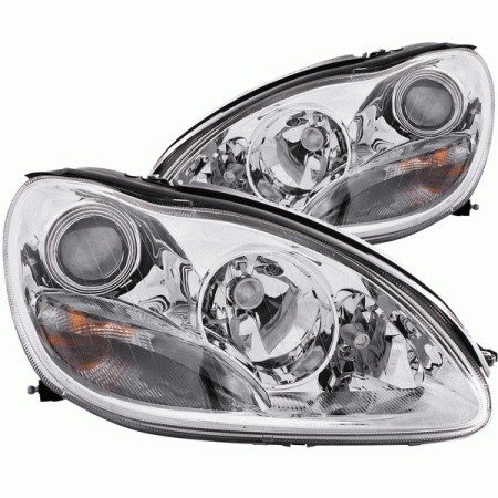 Mercedes  Mercedes-Benz S Class Anzo Projector Headlights with Chrome Housing - 121092