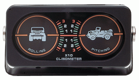Mercedes  Rugged Ridge Clinometer - For Automotive with Light - 13309-02