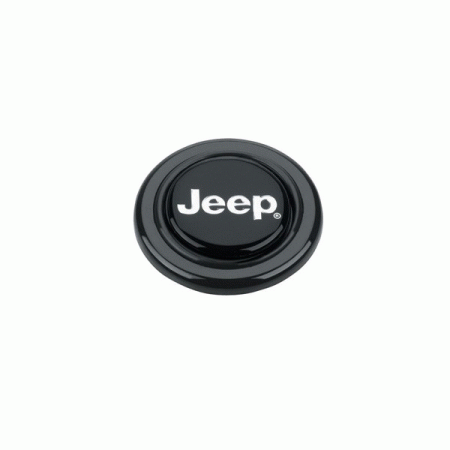 Mercedes  Omix Grant Mopar Licensed - Horn Button - Black Plastic - Jeep - Signature Wheels - GRT5675
