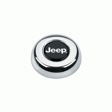 Mercedes  Omix Grant Mopar Licensed - Horn Button - Chrome - Jeep - Classic & Challenger Wheels - GRT5695