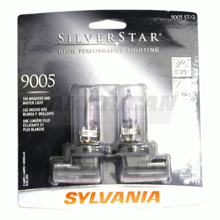 Mercedes  Universal Sylvania Silverstar 9005 Light Bulbs - Set of 2 - 19102