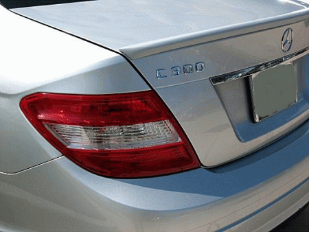 Mercedes  Mercedes-Benz C Class Euro Style Rear Lip Spoiler - Unpainted - M204-L2U