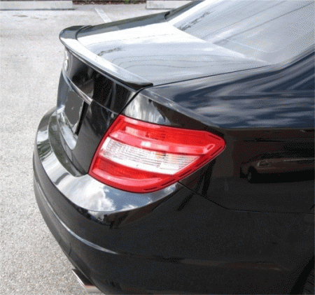 Mercedes  Mercedes-Benz C Class Factory Style Rear Lip Spoiler - Painted - M204-L1P