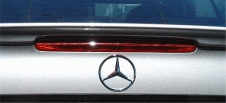 Mercedes  Mercedes-Benz CLK AMG Style Rear Lip Spoiler - Painted - M209CV-L1P