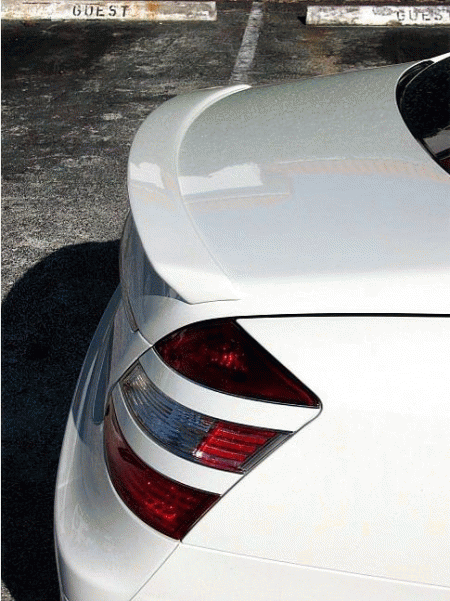 Mercedes  Mercedes-Benz S Class L-Style Rear Lip Spoiler - Unpainted - M221-L1U