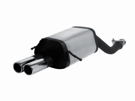 Mercedes  Mercedes-Benz C Class Remus Rear Silencer with Dual Exhaust Tips - Round - 506001 0504