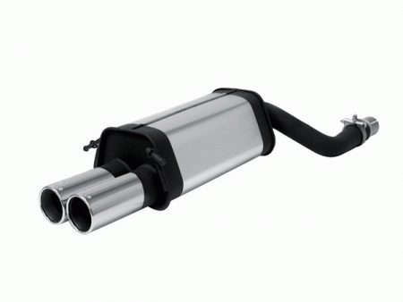 Mercedes  Mercedes-Benz C Class Remus Rear Silencer with Dual Exhaust Tips - Round - 506000 0506
