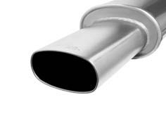 Mercedes  Mercedes-Benz C Class Remus Rear Silencer with Stainless Steel Exhaust Tip - Oval - 509097 0540P