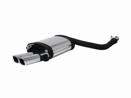 Mercedes  Mercedes-Benz C Class Remus Rear Silencer with Dual Exhaust Tips - Square - 509097 0548
