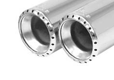 Mercedes  Universal Remus Rear Silencer with Dual Exhaust Tips - Round - 003492 0572TD