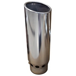 Mercedes  Universal Bully Dog Angle Cut Rolled Exhaust Tip - Bolt On - Ceramic Coated - 80110
