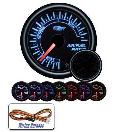 Mercedes  Universal Glow Shift Tinted 7 Color Air Fuel Gauge - GS-T702