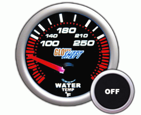 Mercedes  Universal Glow Shift Tinted Water Temperature Gauge - GS-T06