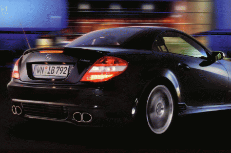 Mercedes  Mercedes-Benz SLK Lorinser Sport Exhaust Rear Silencer with Twin Oval Tip - 490 0171 00