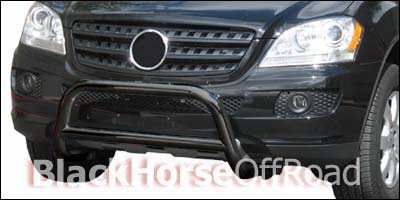 Mercedes  Mercedes-Benz ML Black Horse Bull Bar Guard - Non OE Style