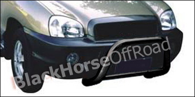 Mercedes  Mercedes-Benz ML Black Horse Bull Bar Guard without Fog Light Brackets