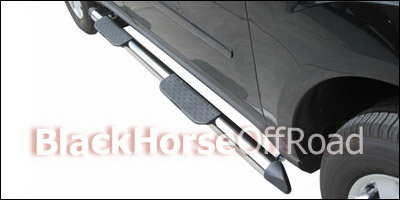 Mercedes  Mercedes-Benz ML Black Horse Side Steps - OE Style