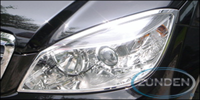 Mercedes  Mercedes-Benz C Class Zunden Chrome Headlight Trim