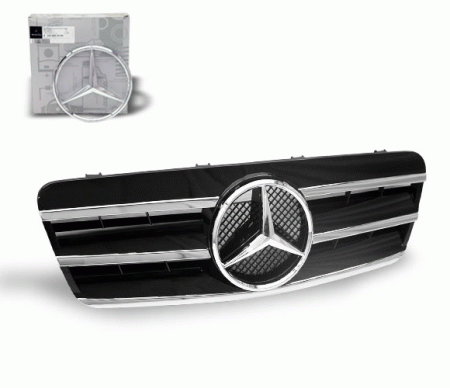 Mercedes  Mercedes CLK 4CarOption Front Hood Grille - GRG-W2089802GCL3-B