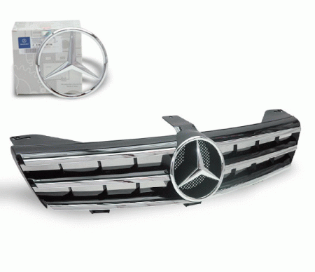 Mercedes  Mercedes CLS 4CarOption Front Hood Grille - GRG-W2190607F-CL3BK