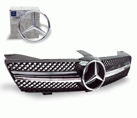 Mercedes  Mercedes CLS Front Hood Grille - GRA-W2190608WSLN-BK