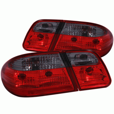 Mercedes  Mercedes-Benz E Class Anzo G2 Taillights with Red Housing - Smoke Lens - Without LED - 221207