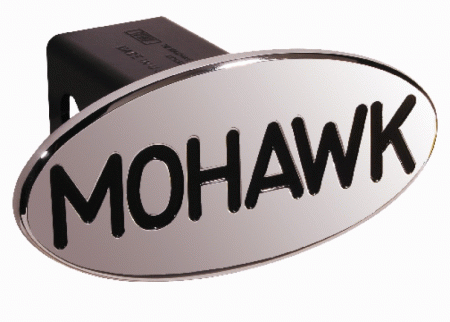 Mercedes  Universal Defenderworx Mohawk Script Oval Billet Hitch Cover - Black - 24003