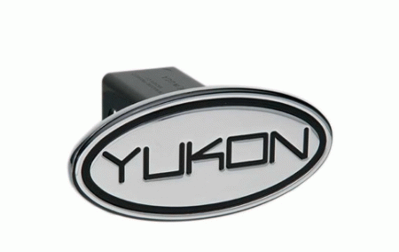 Mercedes  Universal Defenderworx Yukon Script Oval Billet Hitch Cover - Black - 33003